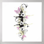 Affiche sale de fleurs