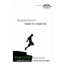Affiche "saut " de The Edge posters