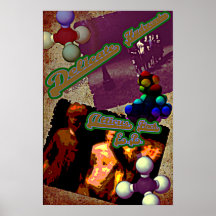 Affiche sensible d'hydrocarbure