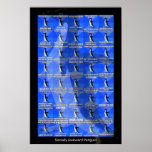 Affiche socialement maladroite de pingouin