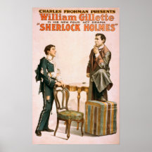 Affiche théâtrale #3 de jeu de Sherlock Holmes