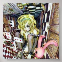 Affiche tordue d'Alice