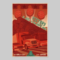 Affiche troisième de propagande de jeu électroniqu posters