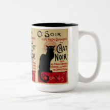 Affiche vintage de Nouveau d'art ; Conversation de Tasse