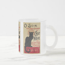 Affiche vintage de Nouveau d'art ; Conversation de Tasse
