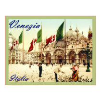 Affiche vintage de voyage de ~ de l'Italie de ~ de posters