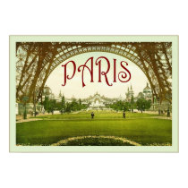 Affiche vintage de voyage de ~ de Paris posters