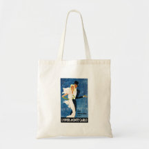 Affiche vintage de voyage de L'Hiver Monte Carlo M Sac En Toile