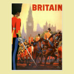 Affiche vintage de voyage, Grande-Bretagne, Anglet cartes postales