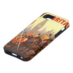 Affiche vintage de voyage, Grande-Bretagne, Anglet iPhone 5 Case