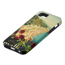 Affiche vintage de voyage, littoral d'Amalfi, Ital Coques Case-Mate iPhone 5