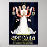 Affiche vintage de voyage pour la copie de la Penn