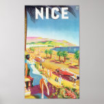 Affiche vintage gentille de voyage