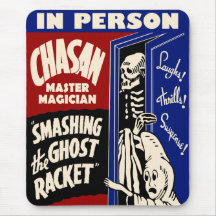 Affiche vintage Mousepad d'exposition de spectre Tapis De Souris
