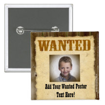 Affiche voulue, cadre de tableau vintage badge avec épingle