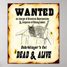 Affiche "voulue" du chat de Schrodinger