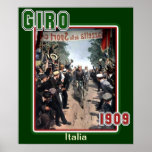 Affiches 1909 de recyclage de fan de sports de cru