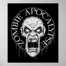 Affiches d'apocalypse de zombi