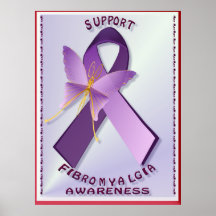Affiches de jour de conscience de fibromyalgie de 