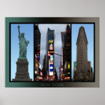 Affiches et copies de souvenir de New York d'affic