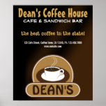 Affiches faites sur commande de vente de tasse de 