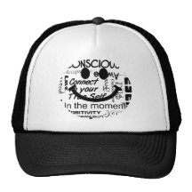 Affirmations spirituelles souriantes casquettes