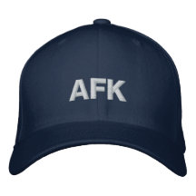 AFK à partir de chapeau de clavier Casquette Brodée
