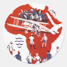~ Afrique de voies aériennes de Wilson Adhésif Rond
