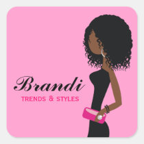Afro-américain HairSticker bouclé de 311 Fashionis autocollants