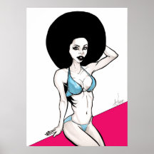Afrochick Affiche