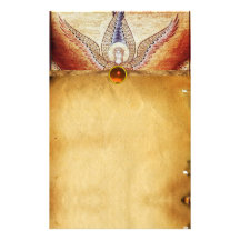 Agate d'orange de parchemin de Brown d'ANGE de MOS Papiers À Lettres