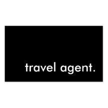 agent de voyage modèle de carte de visite