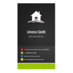 Agent immobilier - innovateur créatif de la meille cartes de visite professionnelles