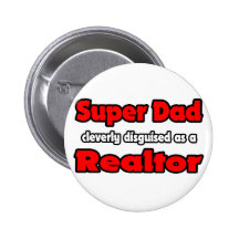 Agent immobilier superbe de papa… badges avec agrafe