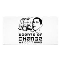 Agents de changement que nous n'avons pas besoin photocarte customisée