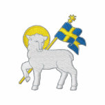 Agneau avec la bannière