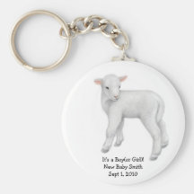 Agneau personnalisable Keychain Porte-clefs