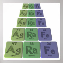 Agrafe-AG-Ra-Fe-Argent-Radium-Fer Affiches
