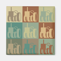 Agriculture de l'art de bruit magnets pour réfrigérateur