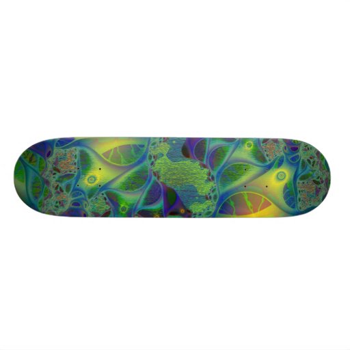 Agrume de vert bleu plateaux de skateboards