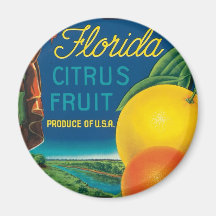 Agrumes de la Floride d'Eureka Magnets Pour Réfrigérateur