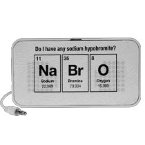 Ai-je un hypobromite de sodium ? NaBrO ! haut-parleurs