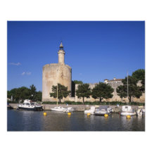 Aigues Mortes, Rhône et canal de Sete, le Gard, Photo Sur Toile