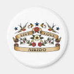 Aikido vivant d'amour magnets