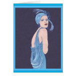Aileron bleu carte de vœux