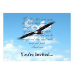Ailes comme Eagles, bible de chrétien de 40:31 d'I Invitations