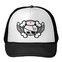Ailes de chariot d'infirmière casquettes de camionneur