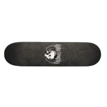 Ailes de crâne skateboards customisés