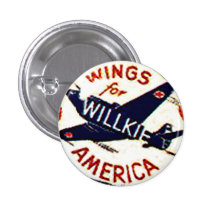 Ailes pour Willkie - bouton Badge Avec Épingle