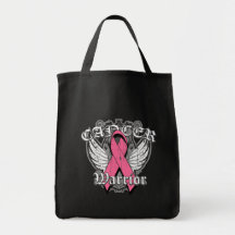 Ailes vintages de guerrier - cancer du sein sacs fourre-tout